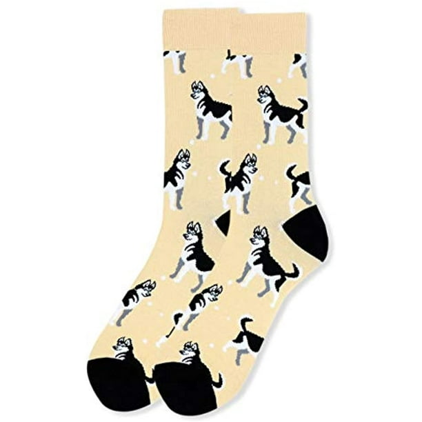 Mens Black Novelty Husky Socks I Love My Dog Socks Mens Black Novelty Husky Socks I Love My Dog Socks